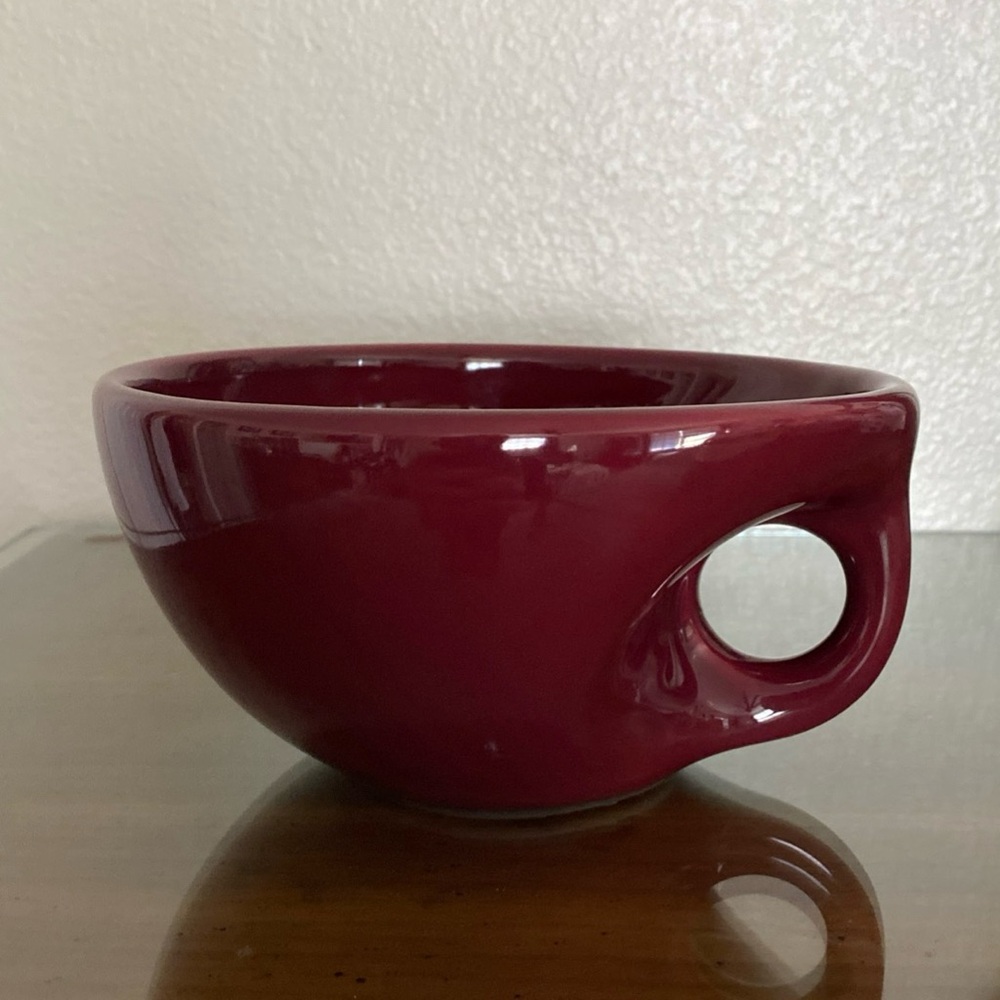 Elan McPherson Udon Burgundy Ceramic Bowl Mug
